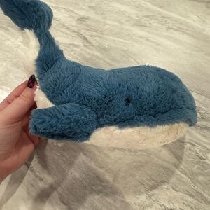 Jellycat Blue “Wally Whale” Stuffed Animal